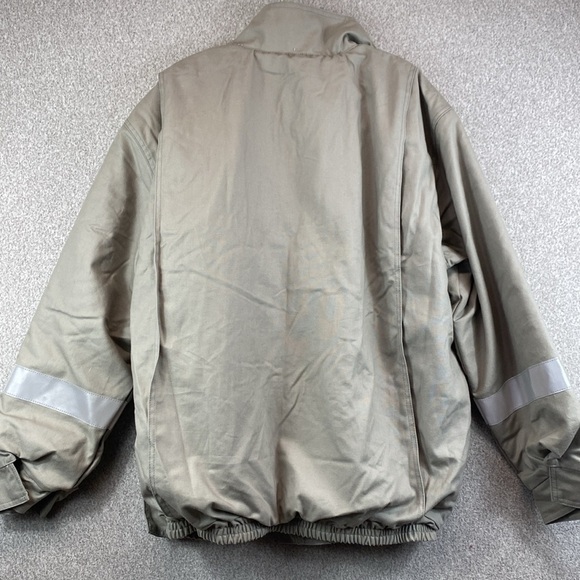 Northern Gravity gear welding jacket FR 2112 HRC3 bomber style gray reflective - Picture 11 of 13